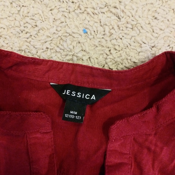 NWT Jessica henley red M - Picture 3 of 4